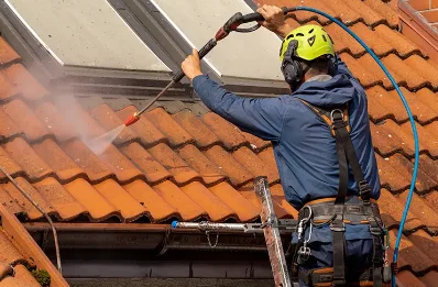 Démoussage et hydrofuge de toiture à Loze
